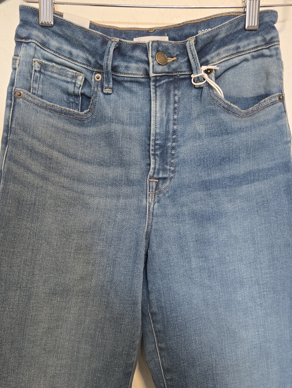 Good American Good Legs Mid-Rise Flare Jeans Indigo1211 Retro Size 6/28 NWT - Picture 5 of 16